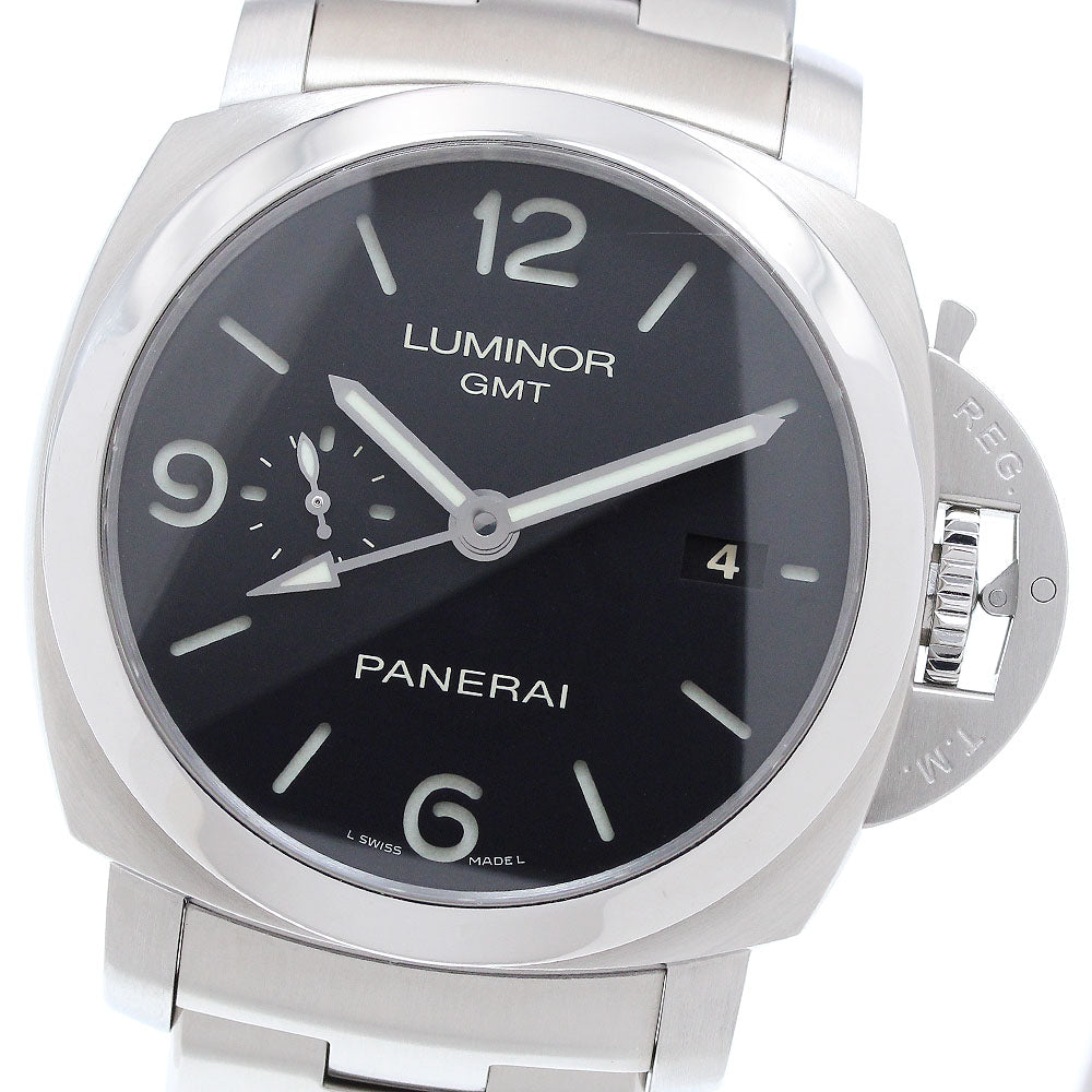 PANERAI Luminor 1950 PAM00329 3 Days GMT black Dial Automatic Men's Watch_908785