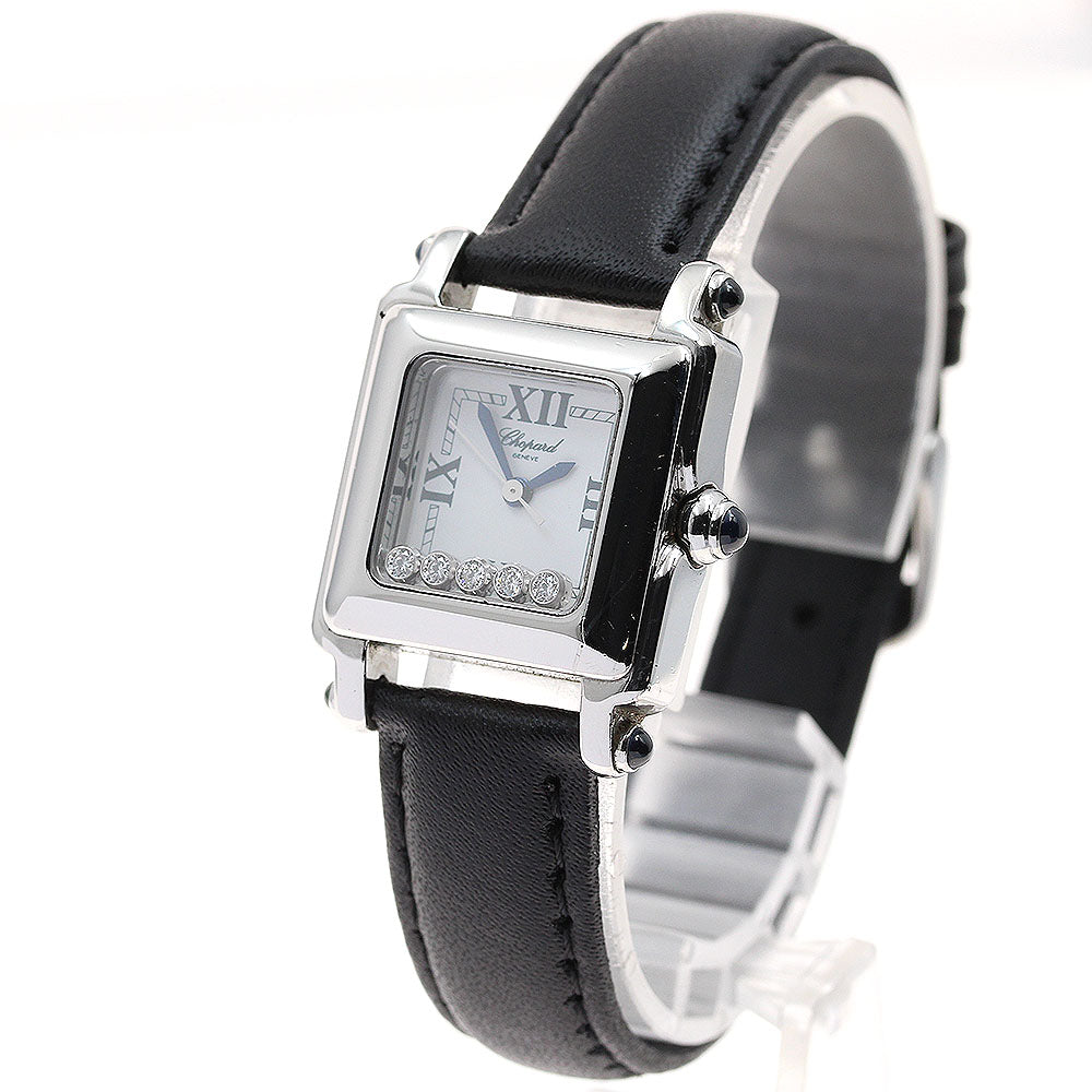 Chopard Happy sports 27/8892-23 Square 5P Diamond Quartz Ladies Watch_908795