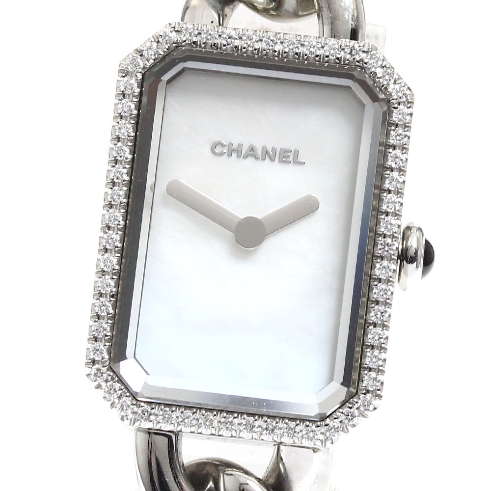 CHANEL Premiere H3253 Diamond Bezel White shell Dial Quartz Ladies Watch_908808