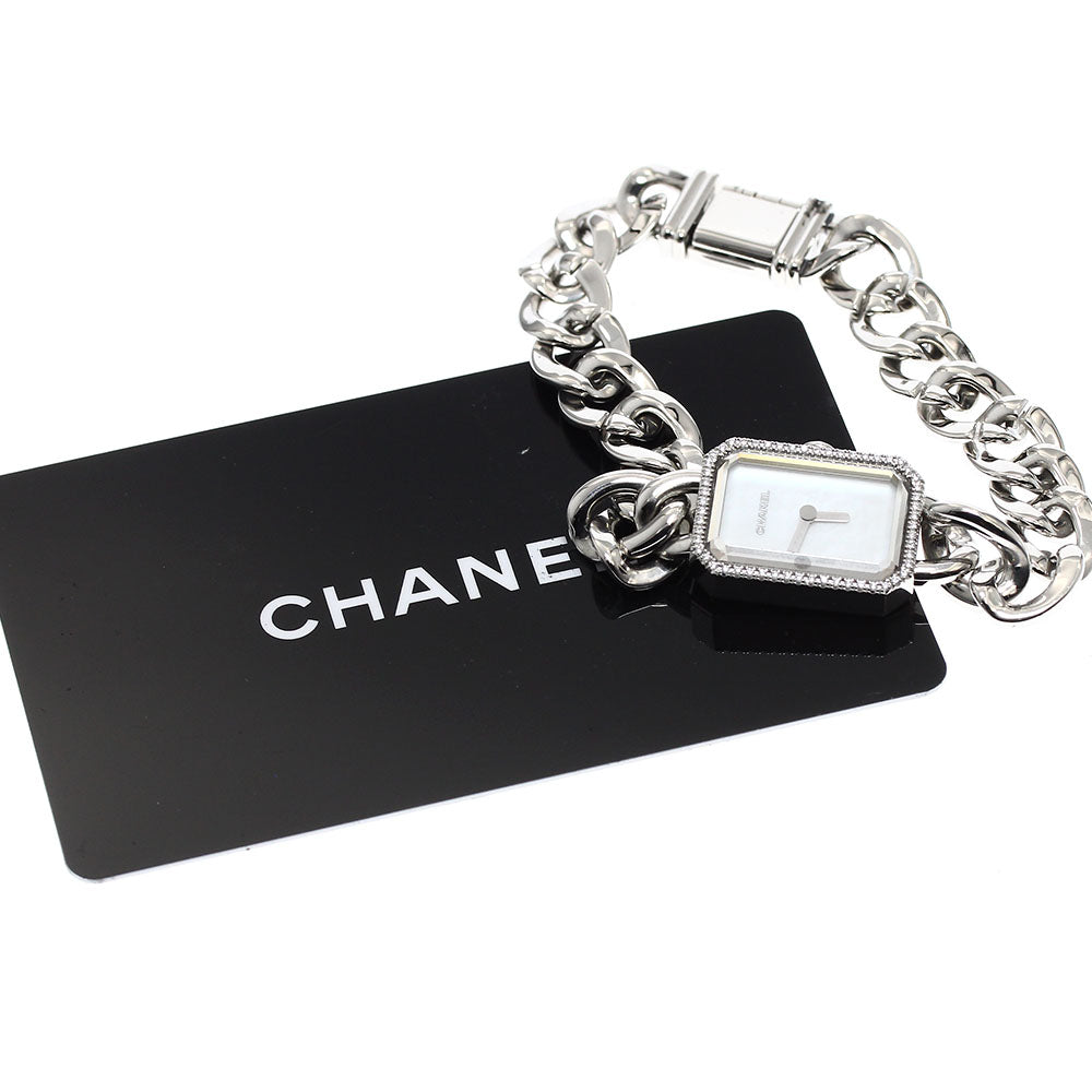 CHANEL Premiere H3253 Diamond Bezel White shell Dial Quartz Ladies Watch_908808