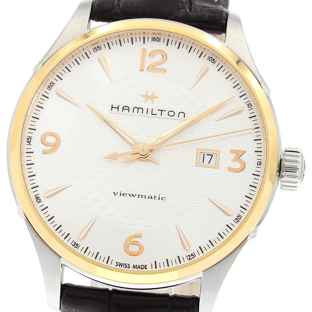 HAMILTON Jazzmaster Viewmatic H427250 Date Silver Dial Automatic Men's Watch_908811