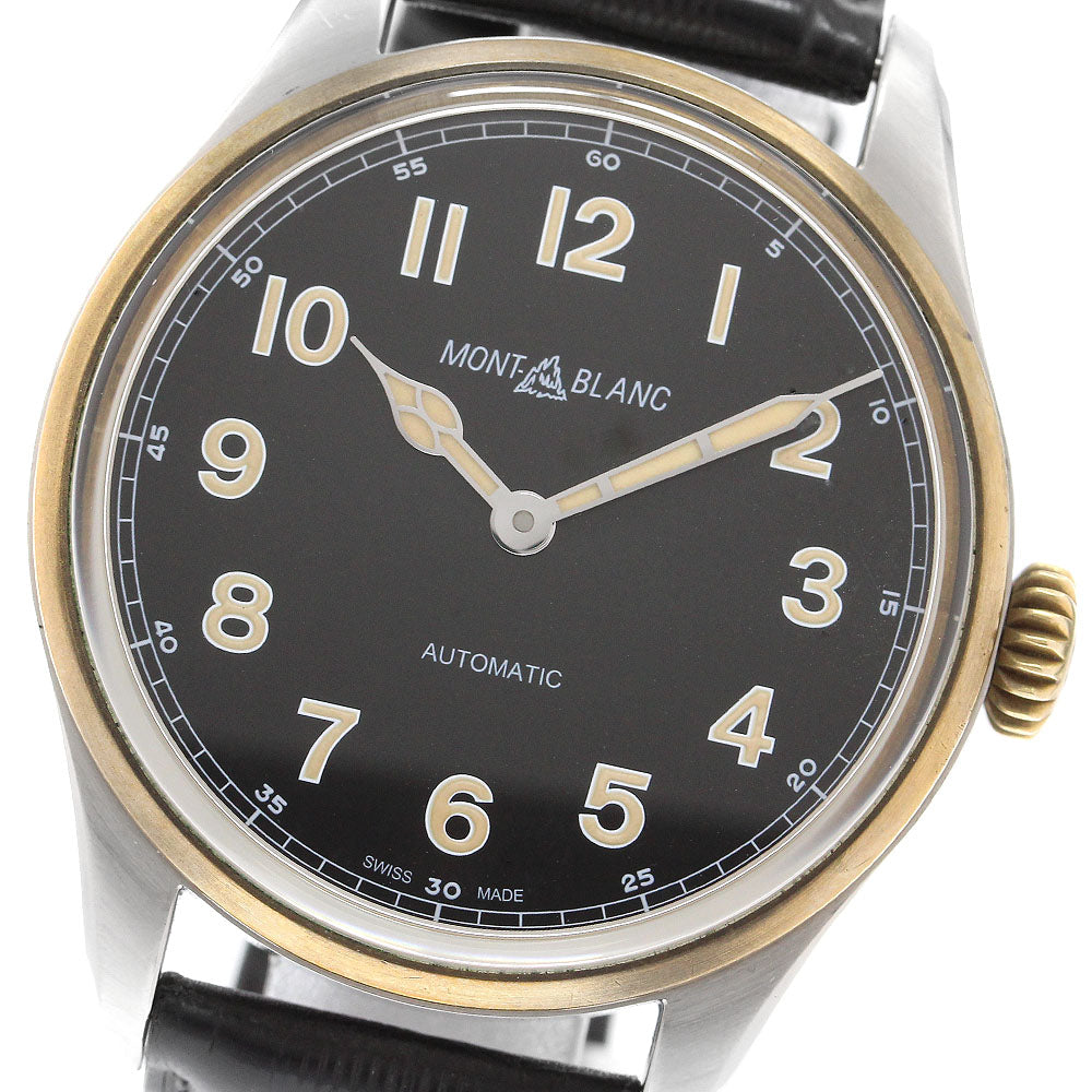 MONTBLANC 1858 automatic 7454/117833 black Dial Automatic Men's Watch_908812