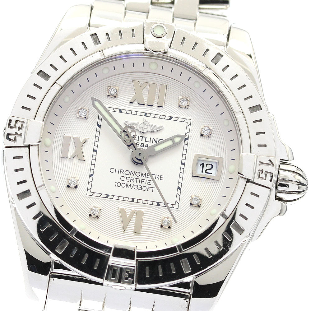 BREITLING Galactic 32 A71356 8P diamond white Dial Quartz Ladies Watch_908821