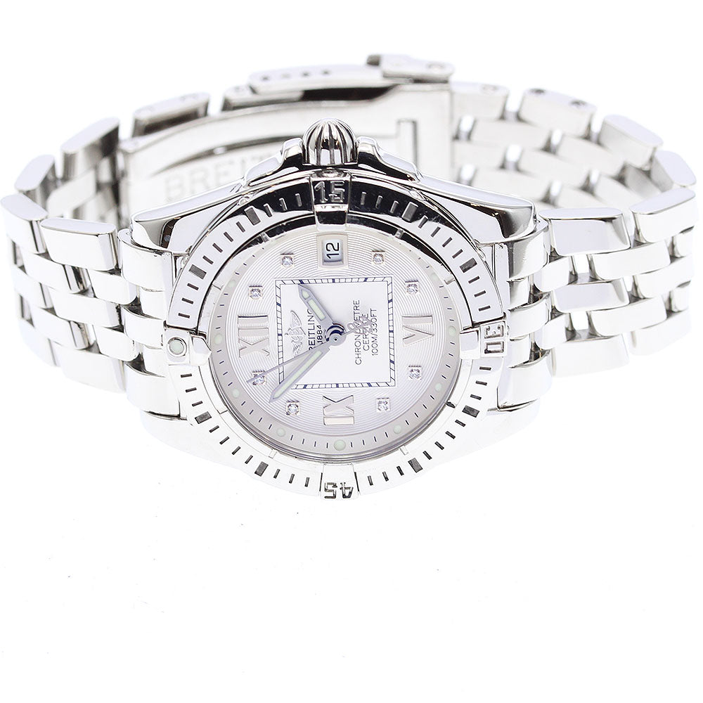BREITLING Galactic 32 A71356 8P diamond white Dial Quartz Ladies Watch_908821