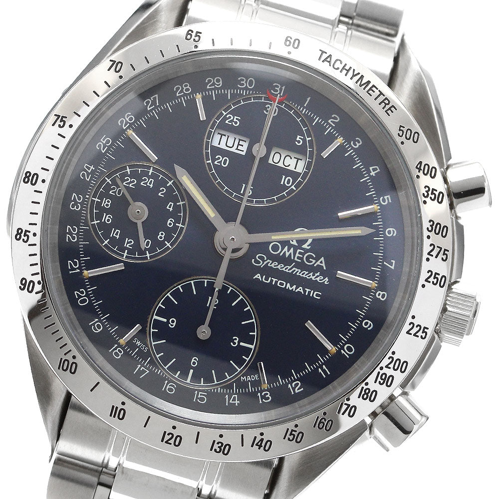 OMEGA Speedmaster 3521.80 chronograph Navy Dial Automatic Men's Watch_908838