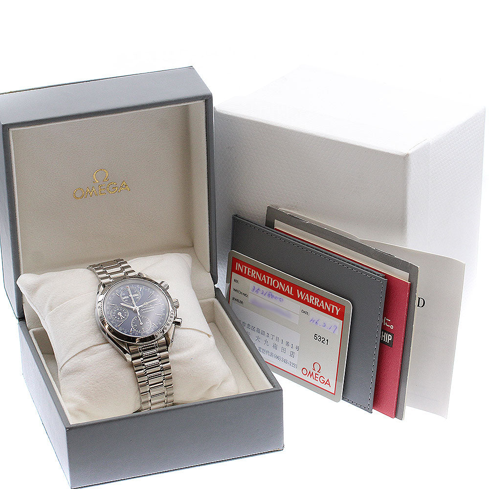 OMEGA Speedmaster 3521.80 chronograph Navy Dial Automatic Men's Watch_908838