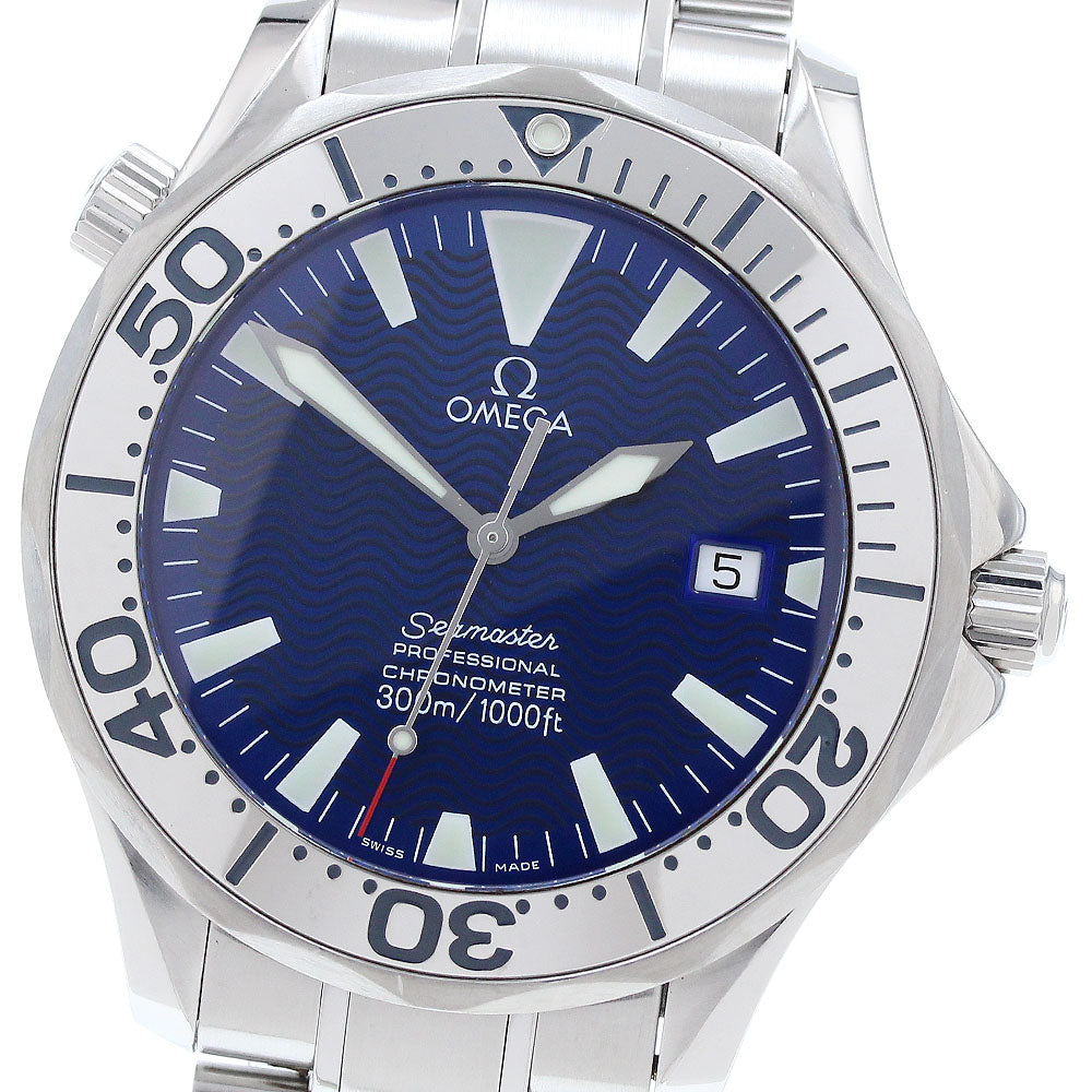 OMEGA Seamaster300 2255.80 Date blue Dial Automatic Men's Watch_908865