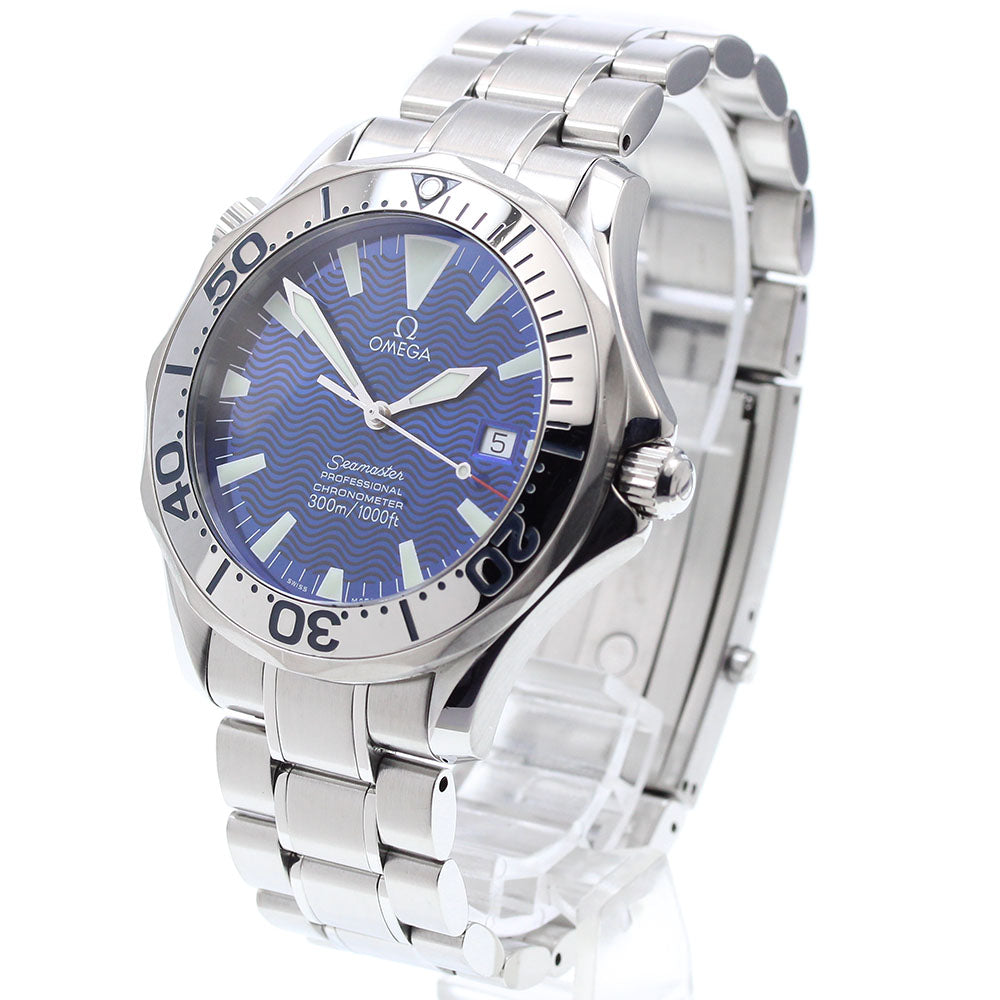 OMEGA Seamaster300 2255.80 Date blue Dial Automatic Men's Watch_908865