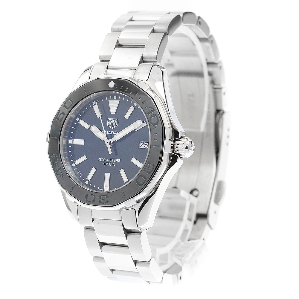 TAG HEUER Aqua racer WAY131K Date Black shell Dial Quartz Ladies Watch_908877
