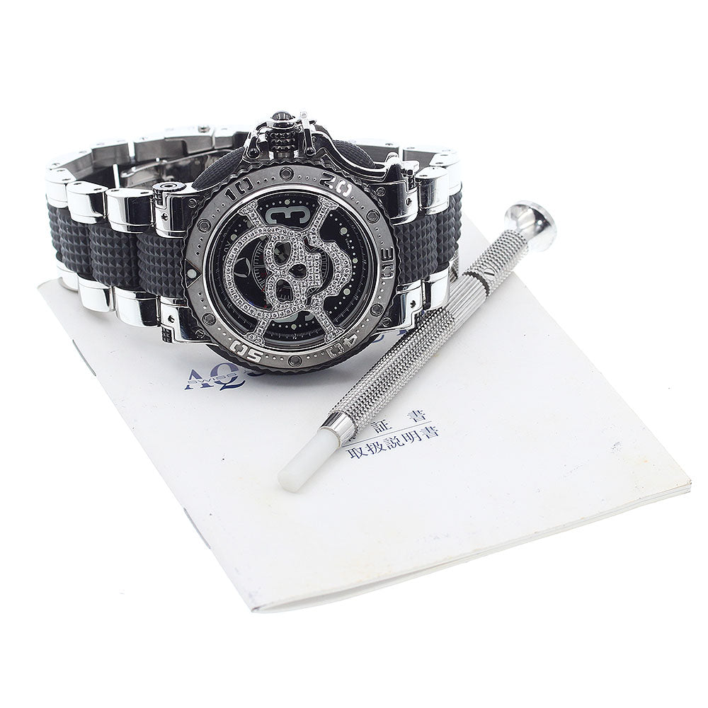 AQUANAUTIC King Subcommander Skull Mask Day date Automatic Men's Watch_908883