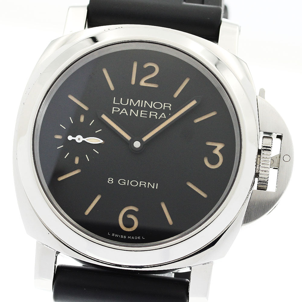 PANERAI Luminor base PAM00915 8 days black Dial Hand Winding Men's Watch_908884