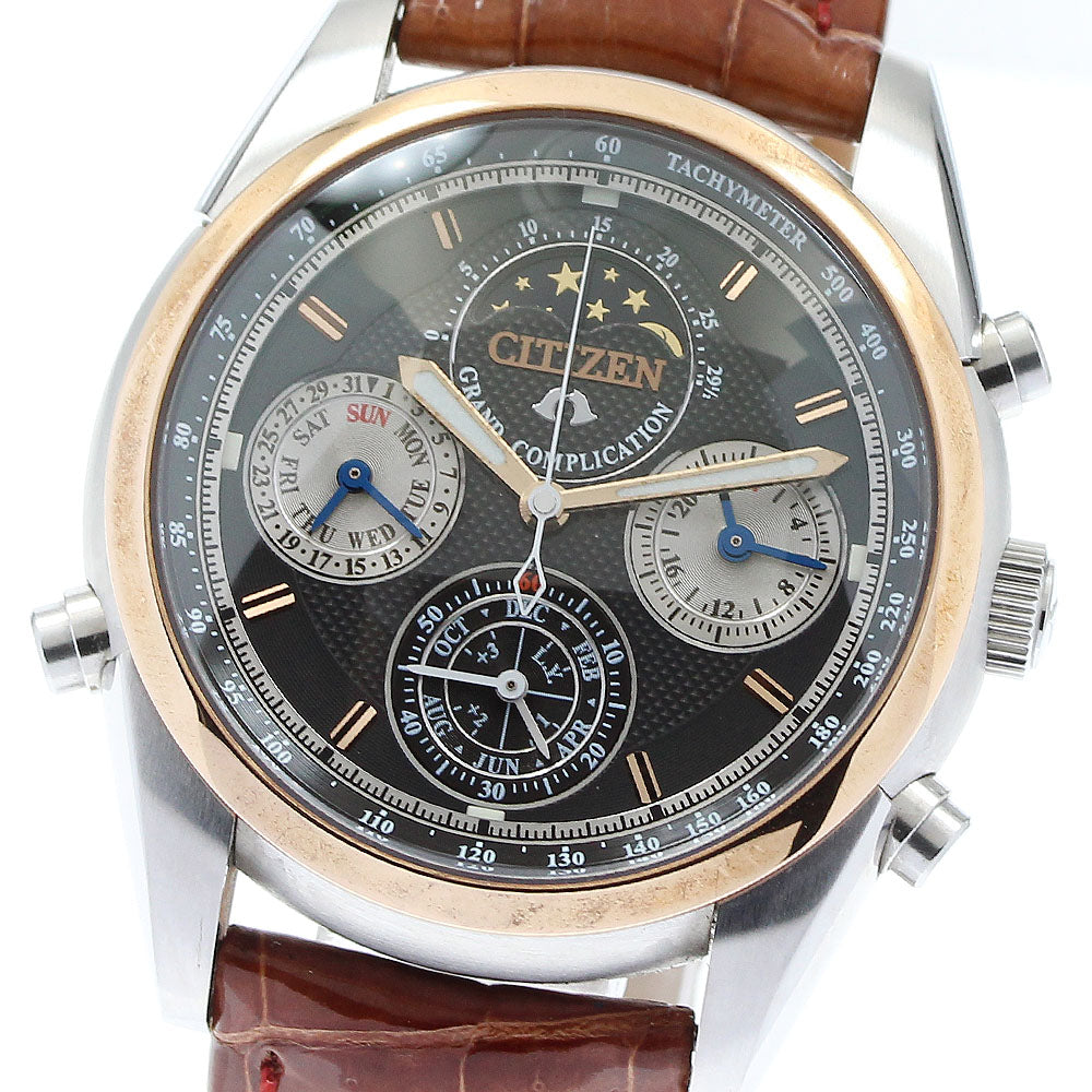 CITIZEN Campanola 6770-T006191/CTU57-0921 Limited to 300 Grand Complications black Dial Quartz Men's Watch_908903
