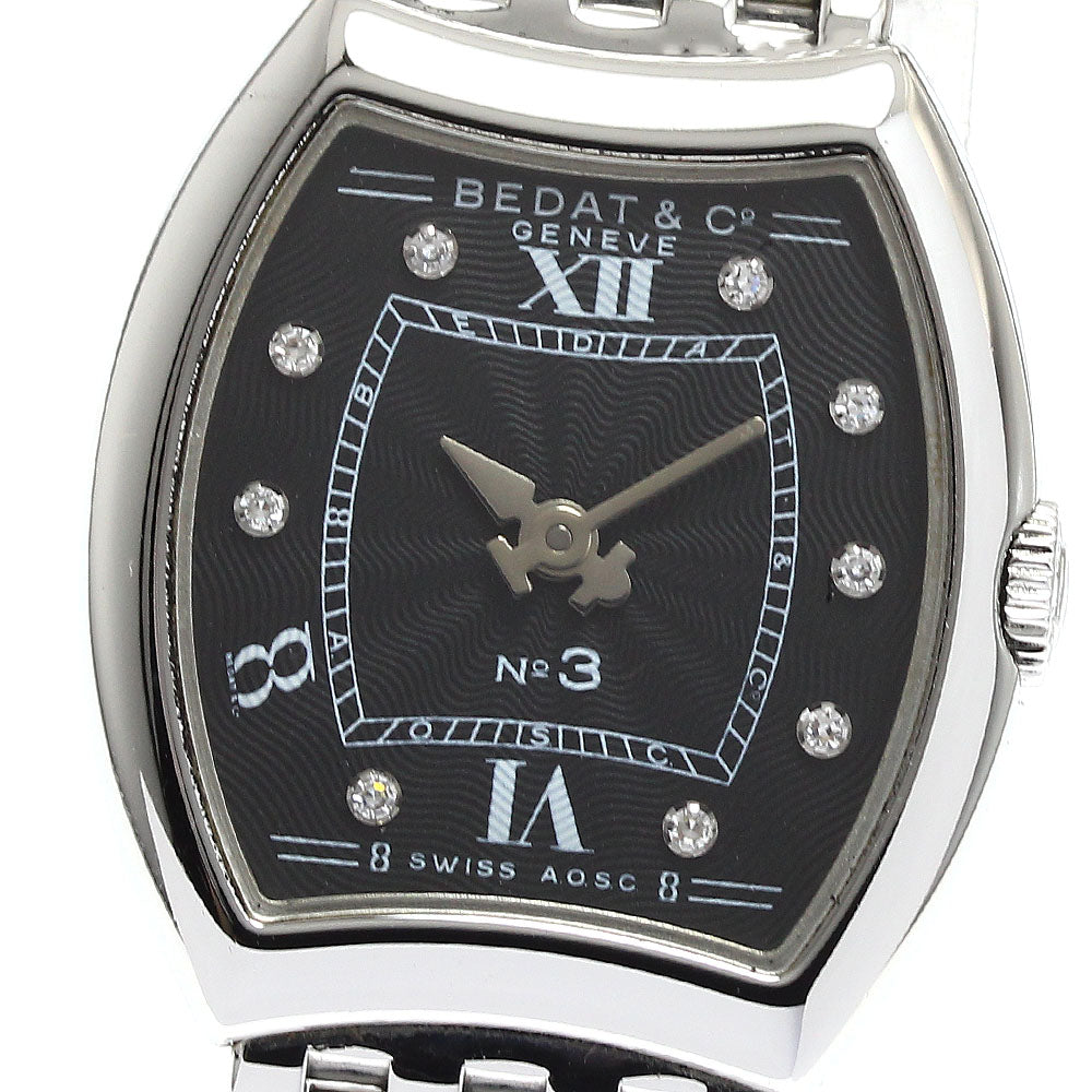 BEDAT&Co No.3 304 9P diamond black Dial Quartz Ladies Watch_908910