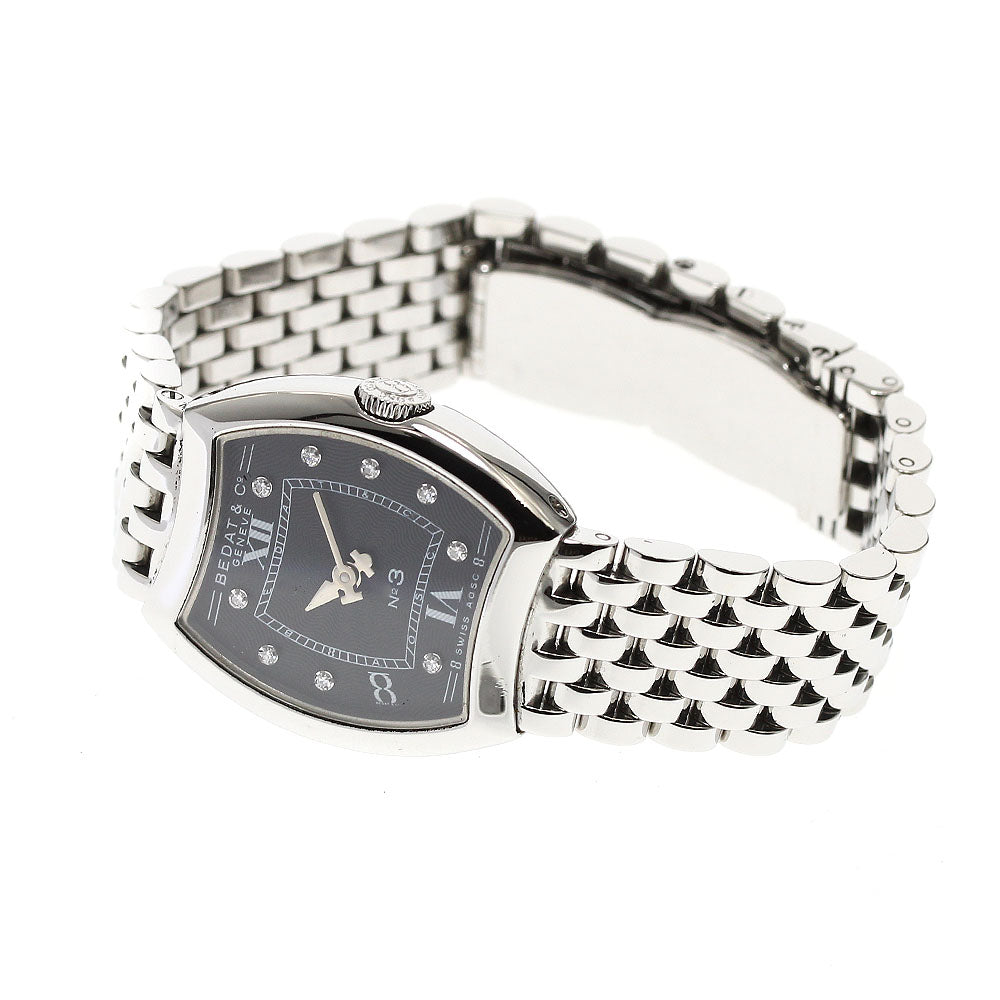 BEDAT&Co No.3 304 9P diamond black Dial Quartz Ladies Watch_908910
