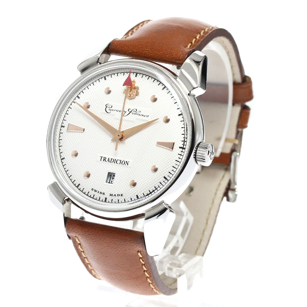 CUERVO Y SOBRINOS Histriador Tradition 3195-1TR-S Date Automatic Men's_908914