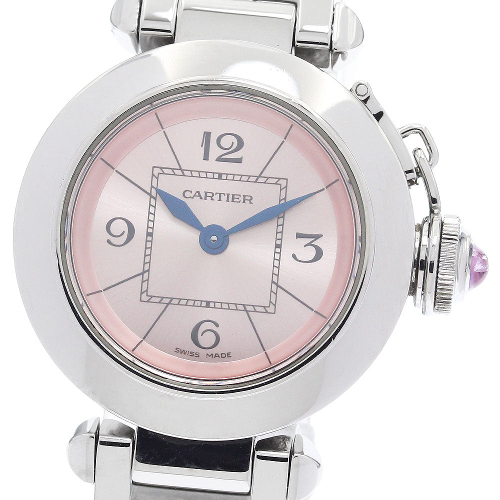 CARTIER Mispacha W3140008 pink Dial Quartz Ladies Watch_908937