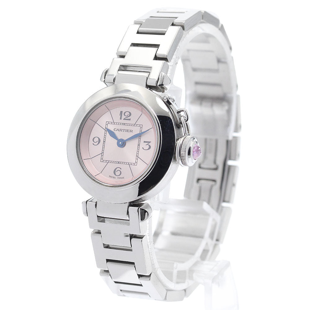 CARTIER Mispacha W3140008 pink Dial Quartz Ladies Watch_908937