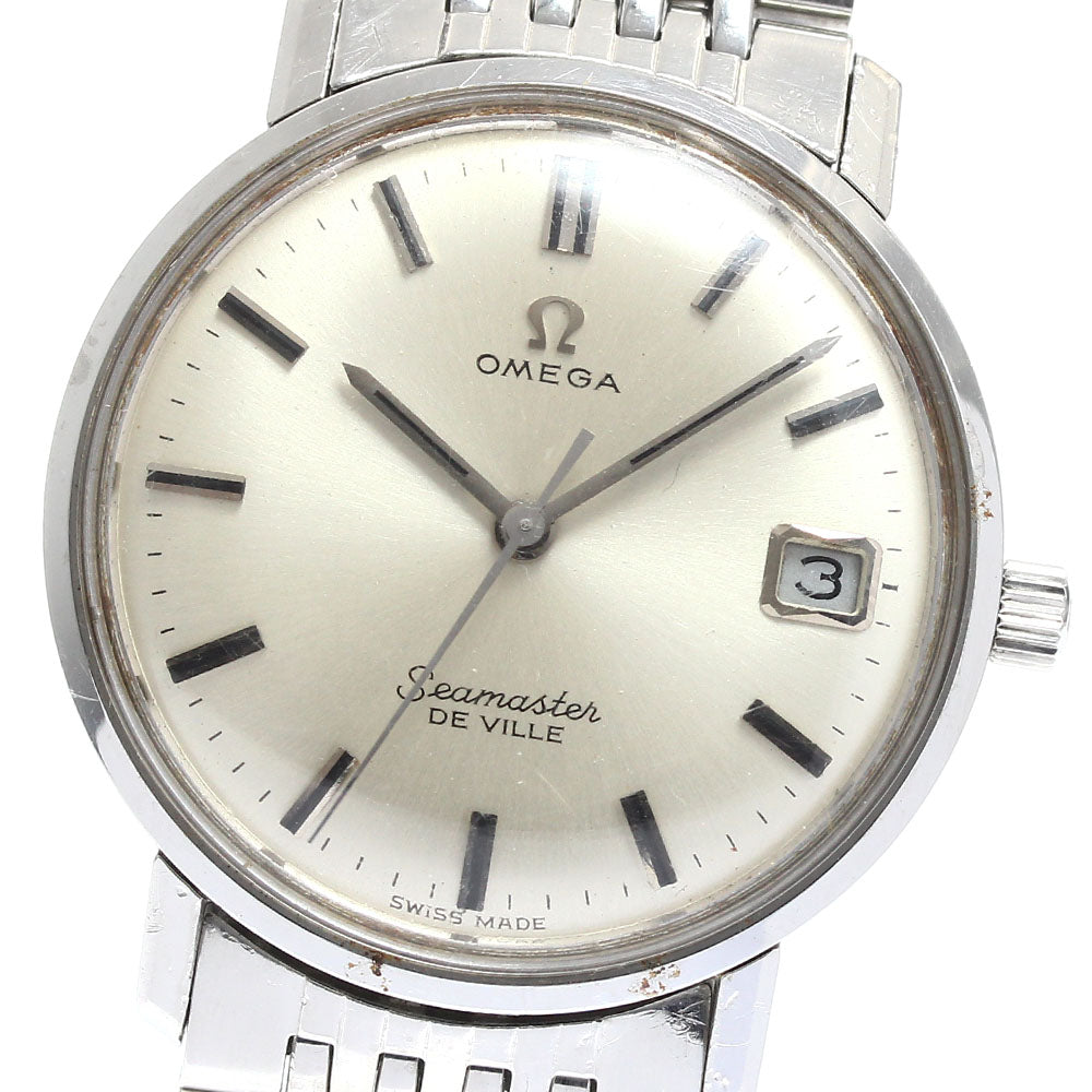 OMEGA SeamasterDe Ville Date Silver Dial Hand Winding Men's Watch_908987