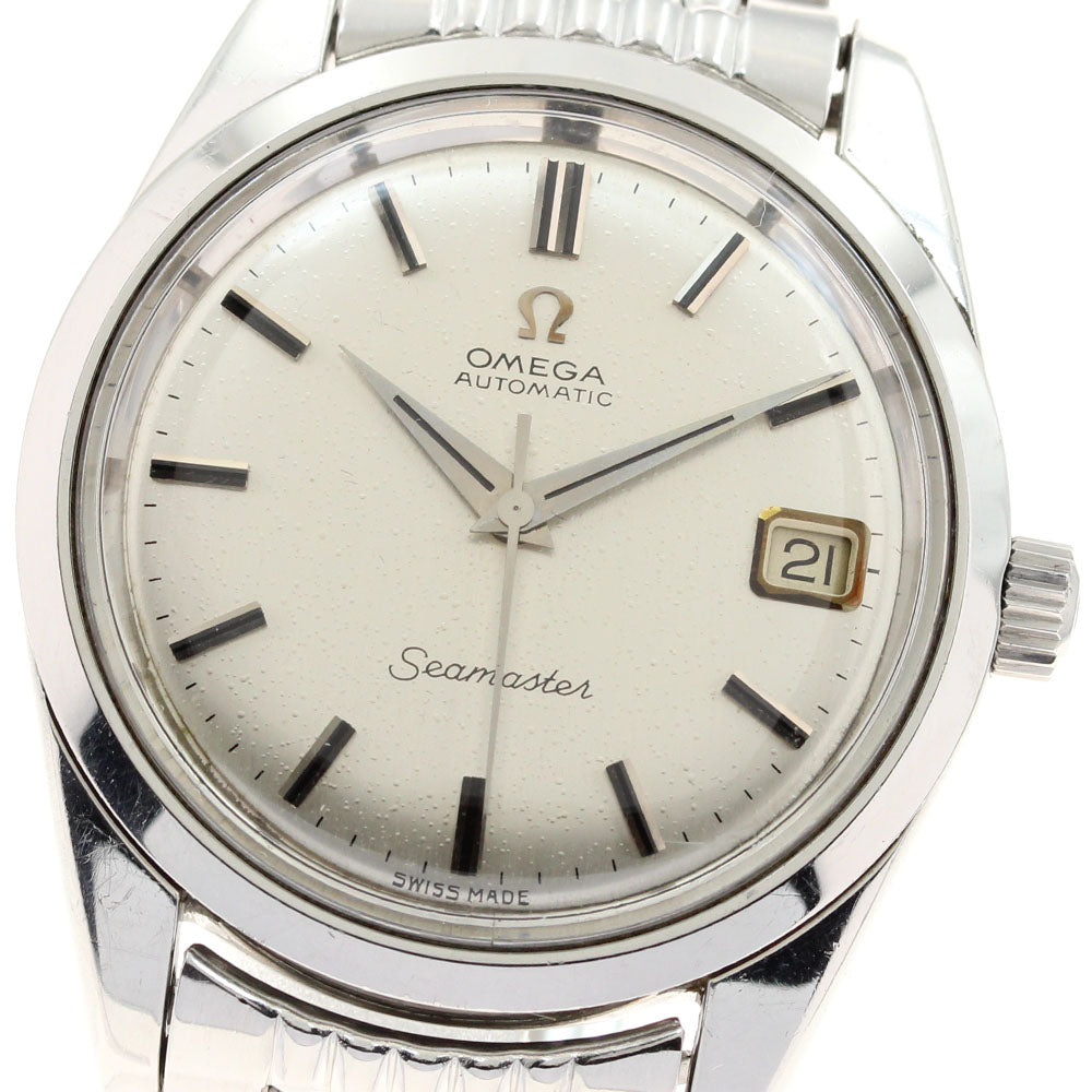 OMEGA Seamaster 166010 Date Cal.565 Rice Bracelet Automatic Men's Watch_909013