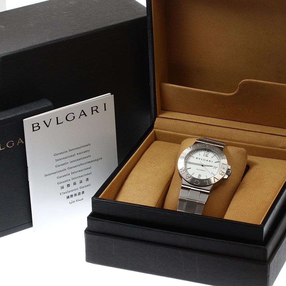 BVLGARI Diagono Sports LCV38S Date white Dial Automatic Men's Watch_909014