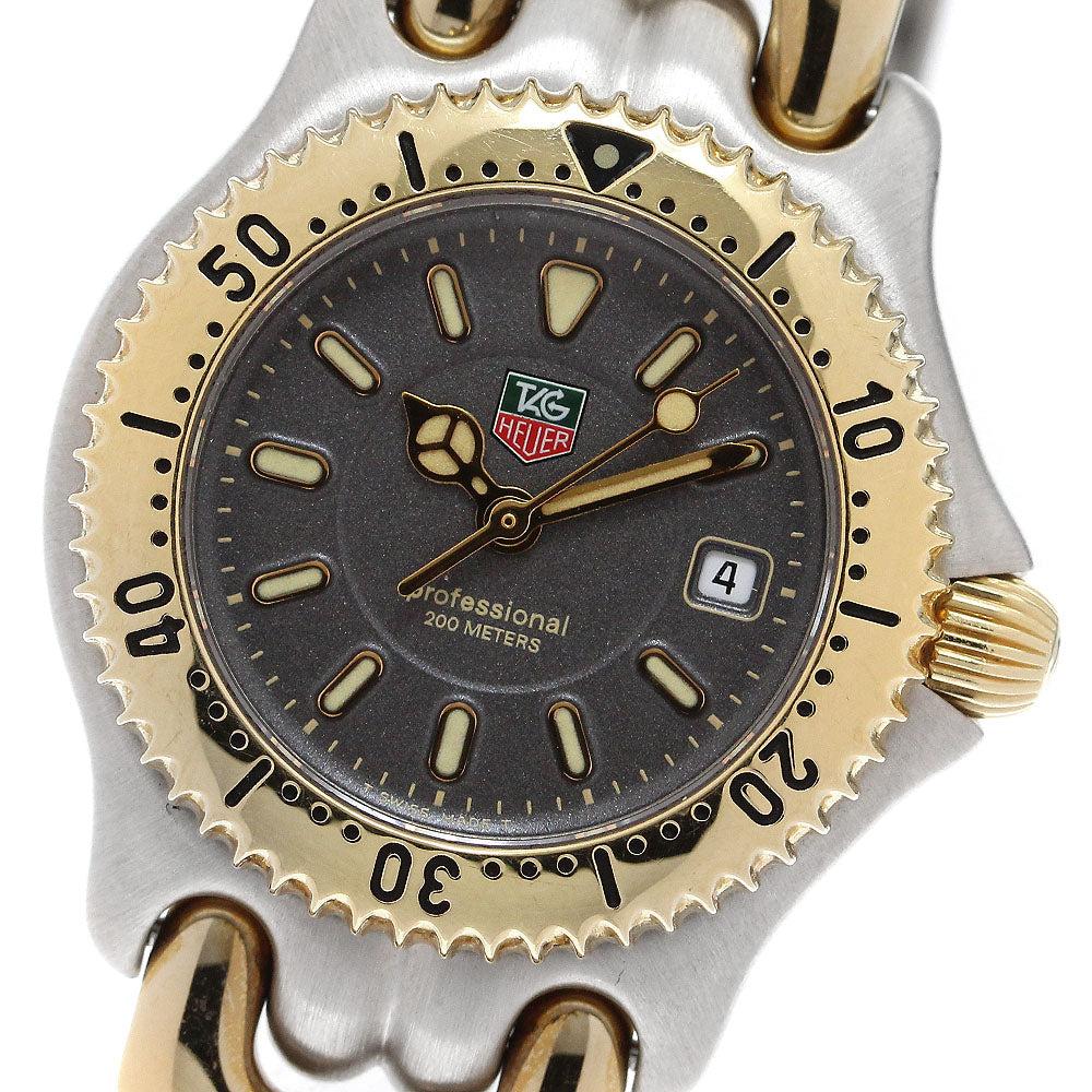 TAG HEUER S/el WG1320-2 Date gray Dial Quartz Ladies Watch_909022
