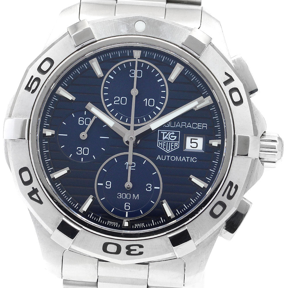 TAG HEUER Aqua racer CAP2112 Chronograph Date blue Dial Automatic Men's_909024