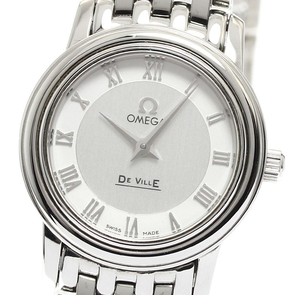 OMEGA De Ville Prestige 4570.33 Silver Dial Quartz Ladies Watch_909025