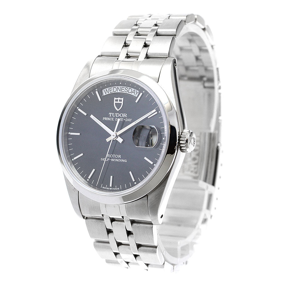 TUDOR Prince Date Day 76200 black Dial Automatic Men's Watch_909060