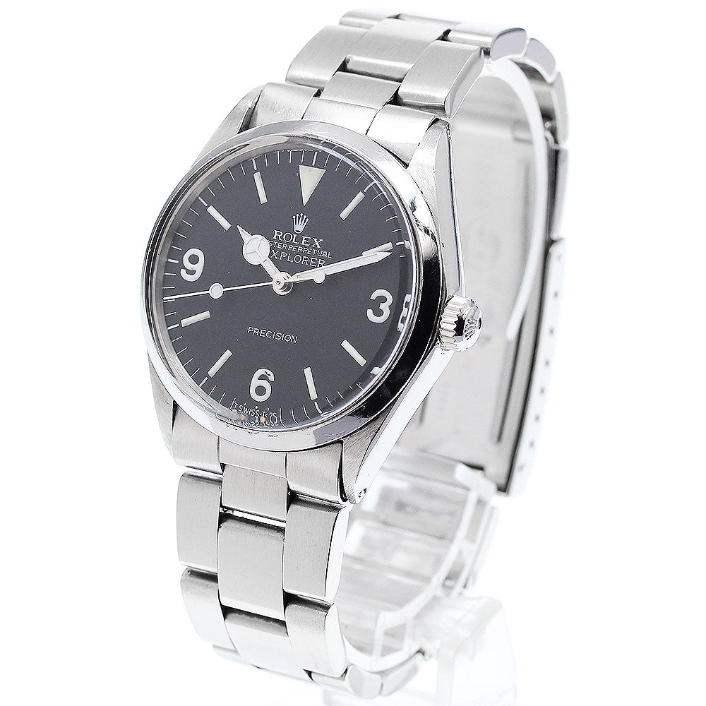 ROLEX 5500/1002 Redial Cal.1520 black Dial Automatic Boy's Watch_909065