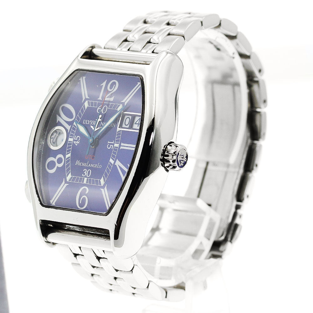 Ulysse Nardin Michelangelo UTC 223-48 Navy Dial Automatic Men's Watch_909080