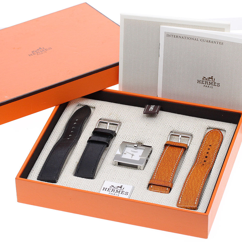 HERMES Belt watch BE1.210 white Dial Quartz Ladies Watch_909087