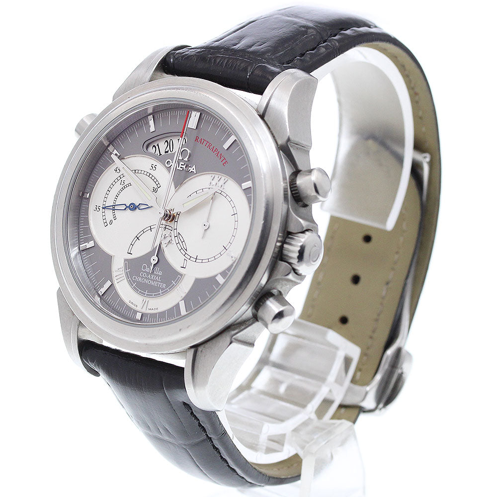 OMEGA De Ville Co-Axial Rattrapante 4848.40.31 Chronograph gray Dial Automatic Men's Watch_909092