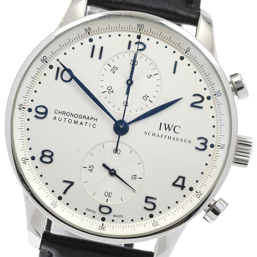 IWC SCHAFFHAUSEN Portugese IW371446 Silver Dial Automatic Men's Watch_909093
