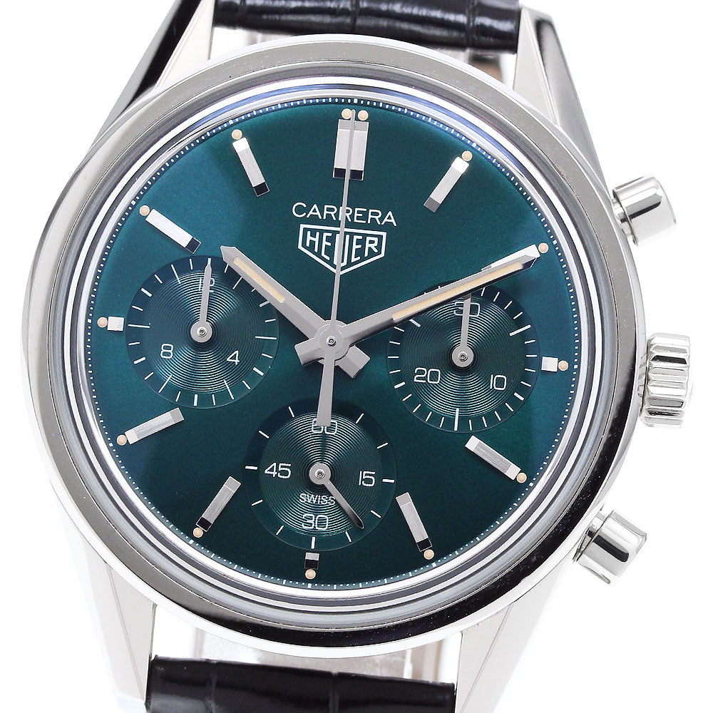 TAG HEUER Carrera CBK221F Caliber 02 Special Edition Chronograph green Dial Automatic Men's Watch_909104