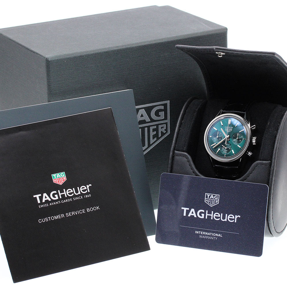 TAG HEUER Carrera CBK221F Caliber 02 Special Edition Chronograph green Dial Automatic Men's Watch_909104