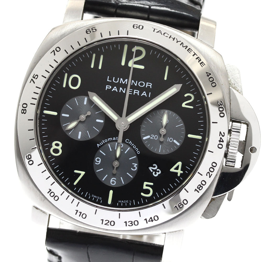 PANERAI Luminor Chronograph PAM00162 Montegrappa collaboration limited to 1500 bottles black Dial Automatic Men's Watch_909105