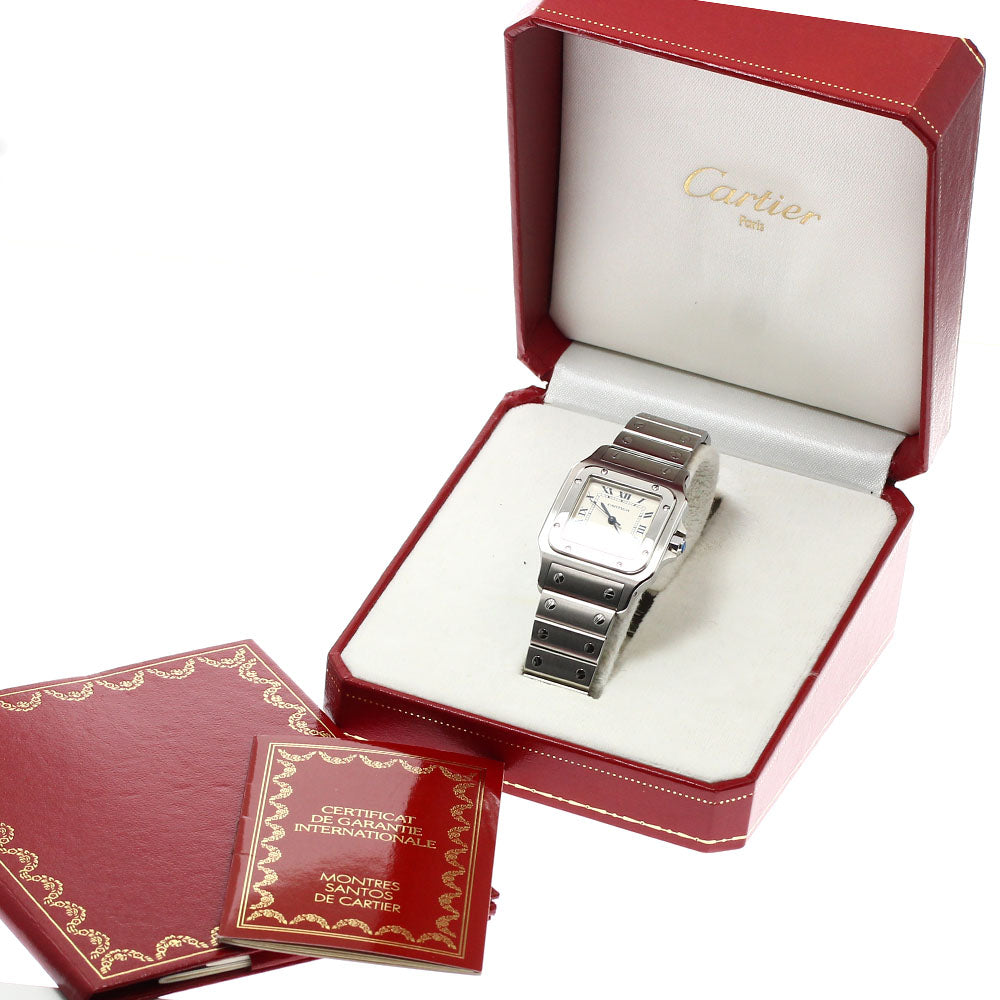CARTIER Santos GalbeeLM W20018D6 Date beige Dial Quartz Men's Watch_909106