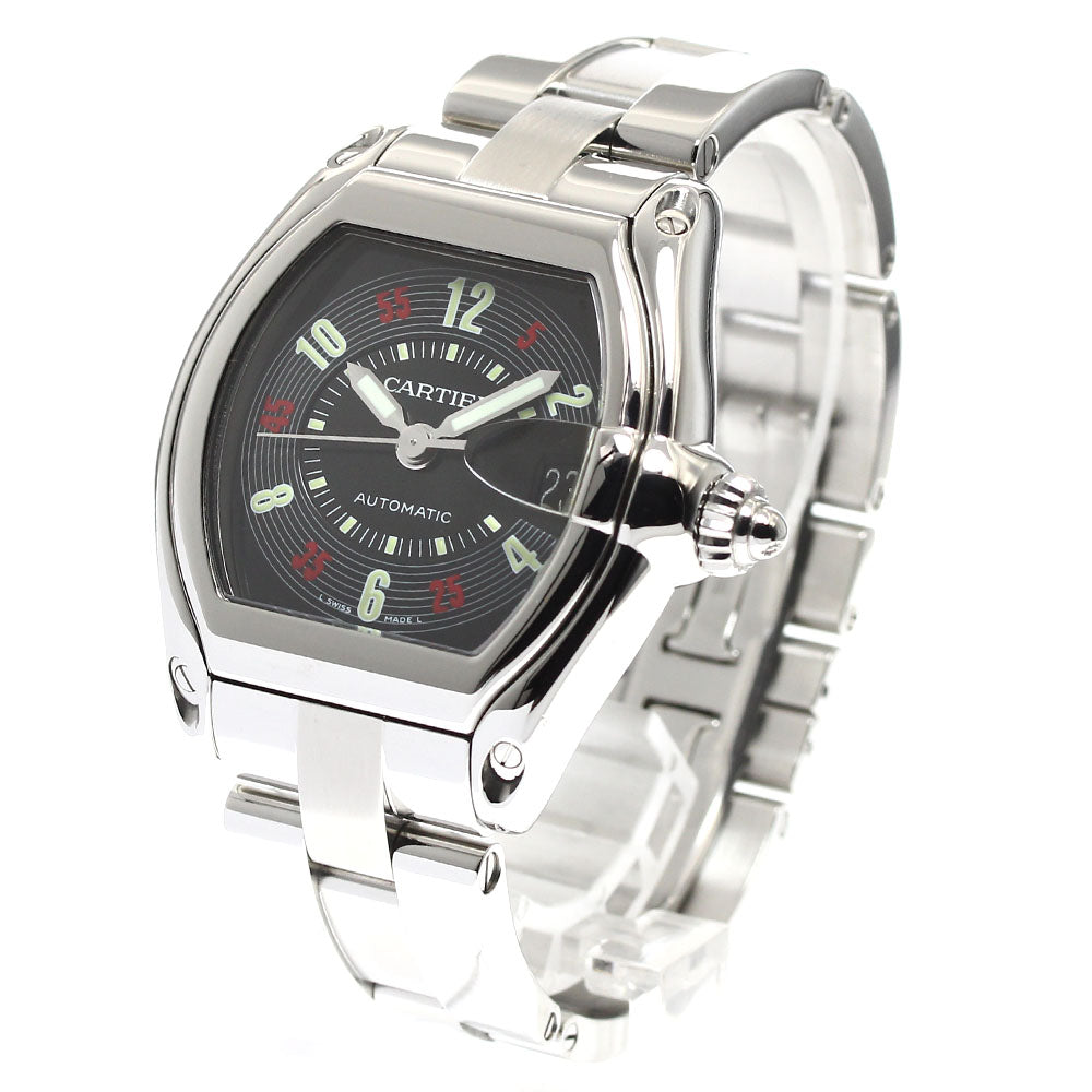 CARTIER Roadster LM W62002V3 Date black Dial Automatic Men's Watch_909107