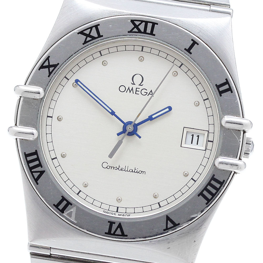 OMEGA Constellation Date Silver Dial Quartz Men's Watch_909125