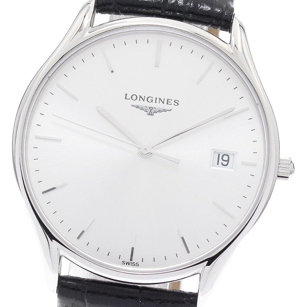 LONGINES Grand Classic Reel L4.759.4 Date Silver Dial Quartz Men's Watch_909142