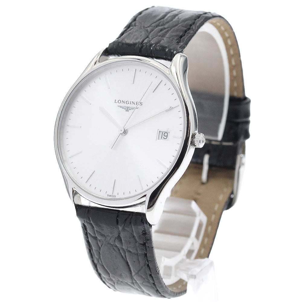 LONGINES Grand Classic Reel L4.759.4 Date Silver Dial Quartz Men's Watch_909142