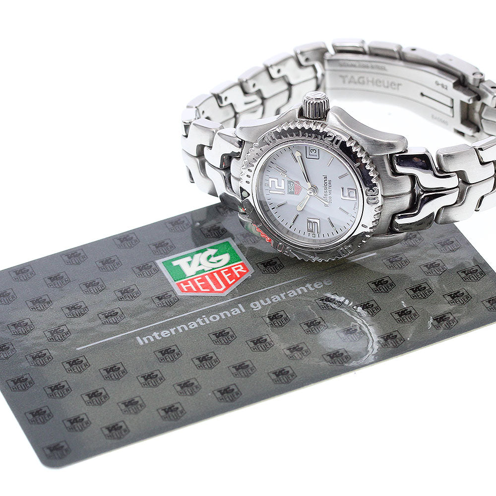 TAG HEUER Link WT1414 Date White Dial Quartz Ladies Watch_909147