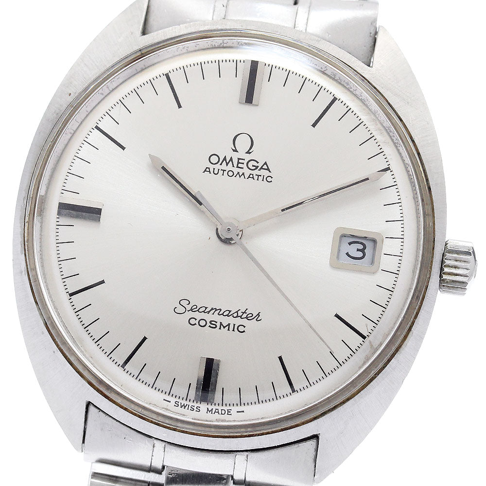 OMEGA Seamaster Cosmic Date Silver Dial Automatic Men's Watch_909159