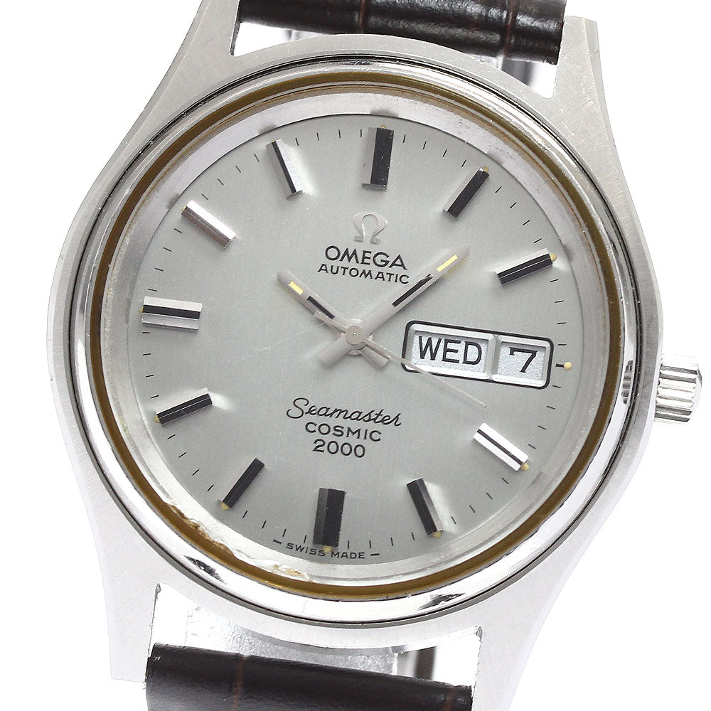 OMEGA Seamaster Cosmic 2000 Day date Silver Dial Automatic Men's Watch_909160
