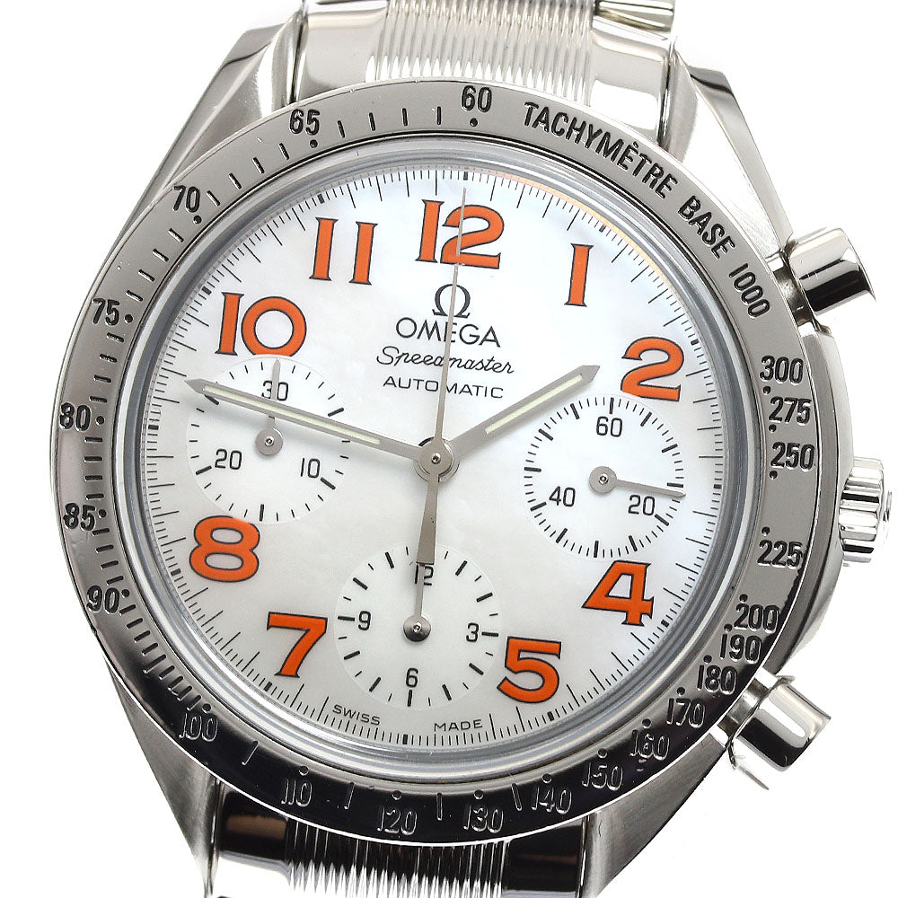OMEGA Speedmaster 3534.78 Chronograph White shell Dial Automatic Men's Watch_909163