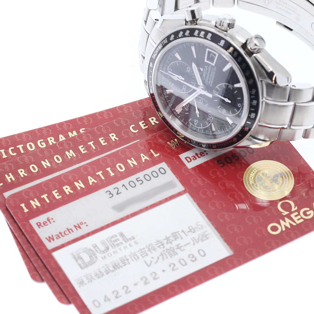 OMEGA Speedmaster 3210.50 Date Chronograph black Dial Automatic Men's_909190