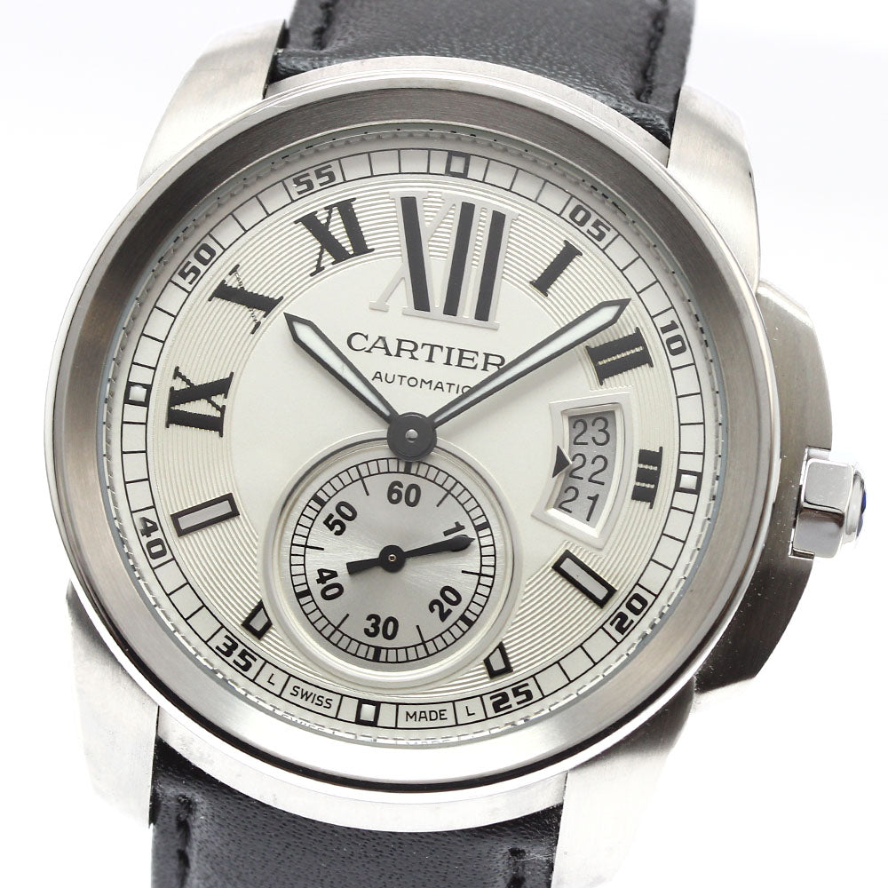 CARTIER Calibur de Cartier W7100037 Date Silver Dial Automatic Men's_906288