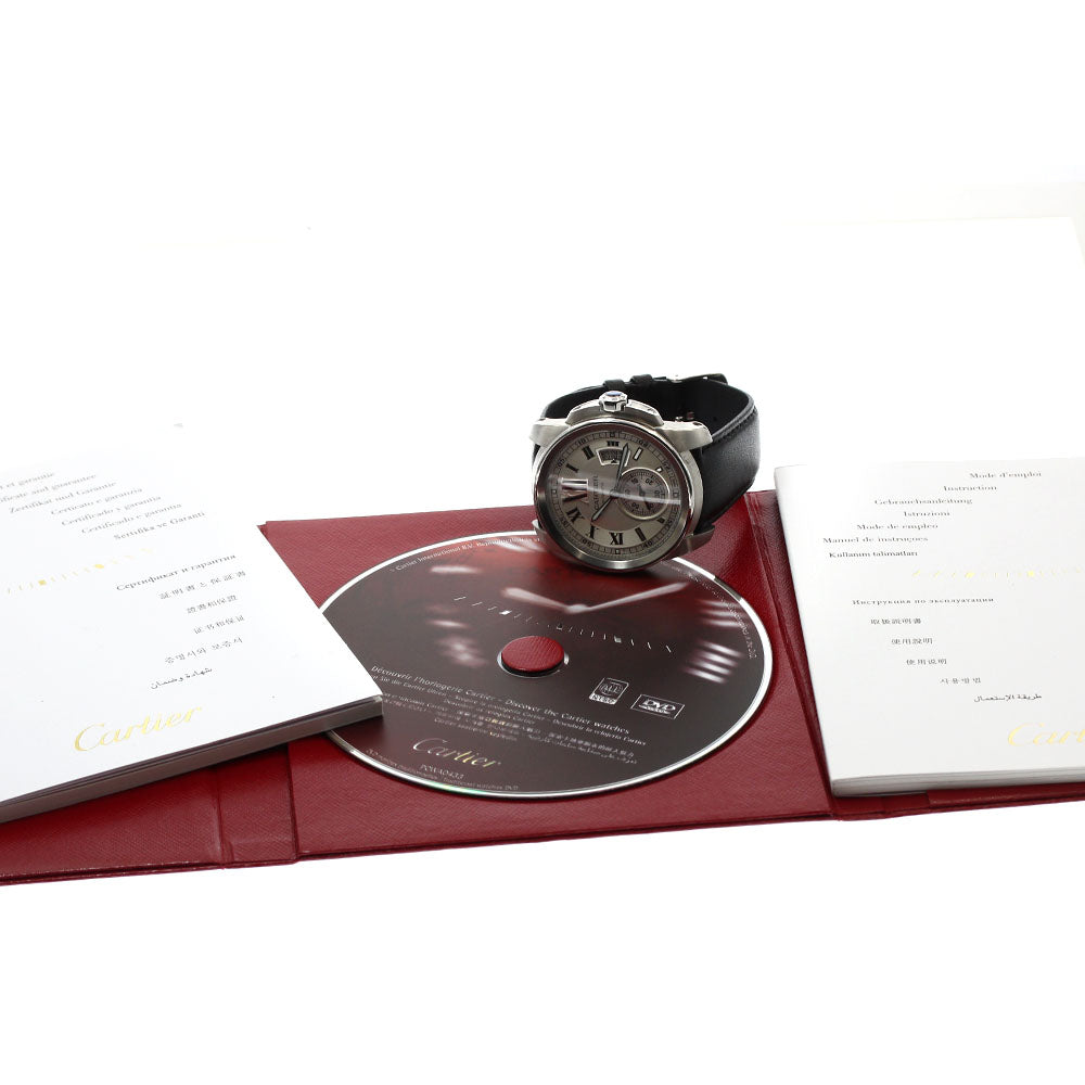 CARTIER Calibur de Cartier W7100037 Date Silver Dial Automatic Men's_906288