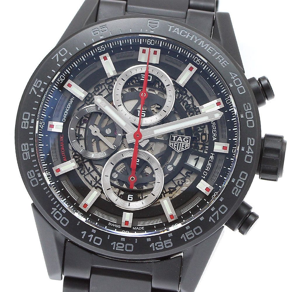 TAG HEUER Carrera Caliber Heuer 01 CAR2090 skeleton Automatic Men's Watch_909480