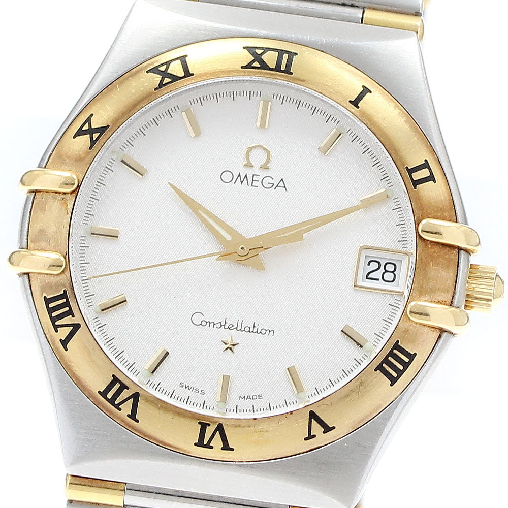 OMEGA Constellation 1312.30 date half bar Silver Dial Quartz Men's Watch_909503